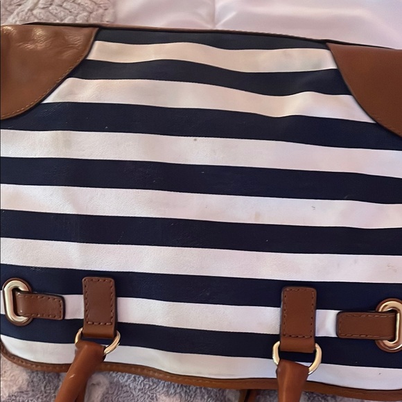 Michael Kors Brown and Blue Satchel Bag - Picture 4 of 5